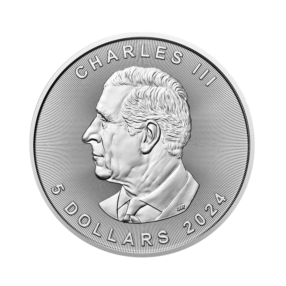 2024 1온스 실버 메이플 불리온 주화(Coin) 5$(CAD) 25ea